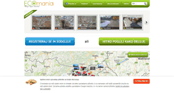 Desktop Screenshot of ecomania.si